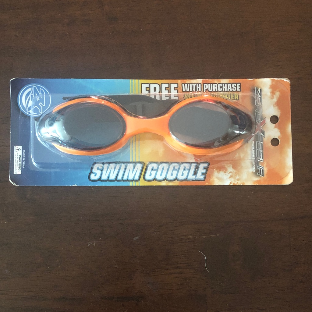 Kids Orange Swim Goggles